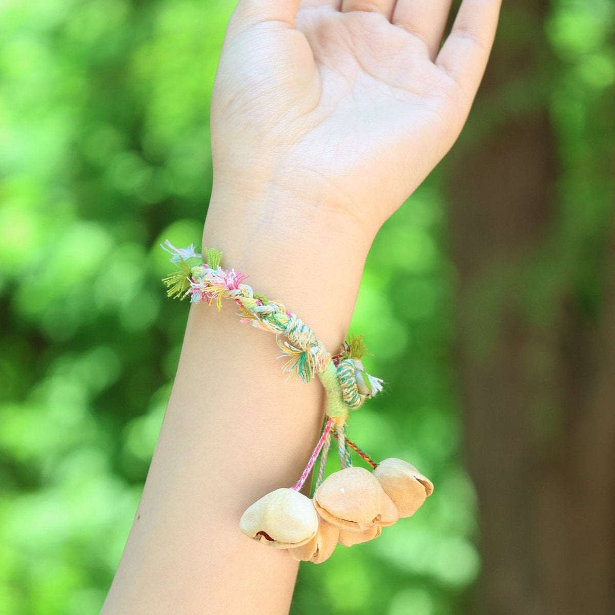"Spring Whisper" Woven Seed Bracelet