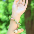 "Spring Whisper" Woven Seed Bracelet