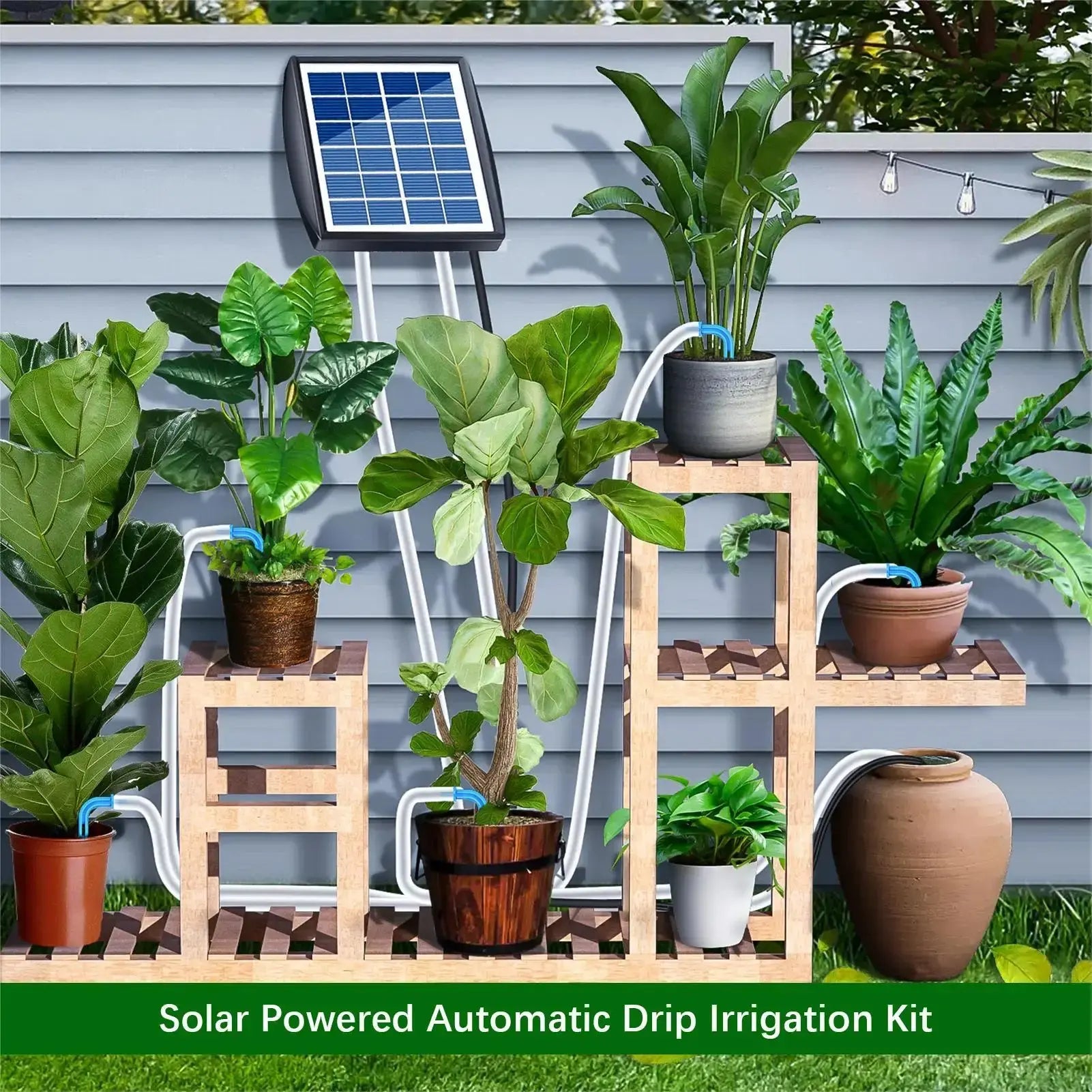 Solar-Powered Auto Irrigation Watering System