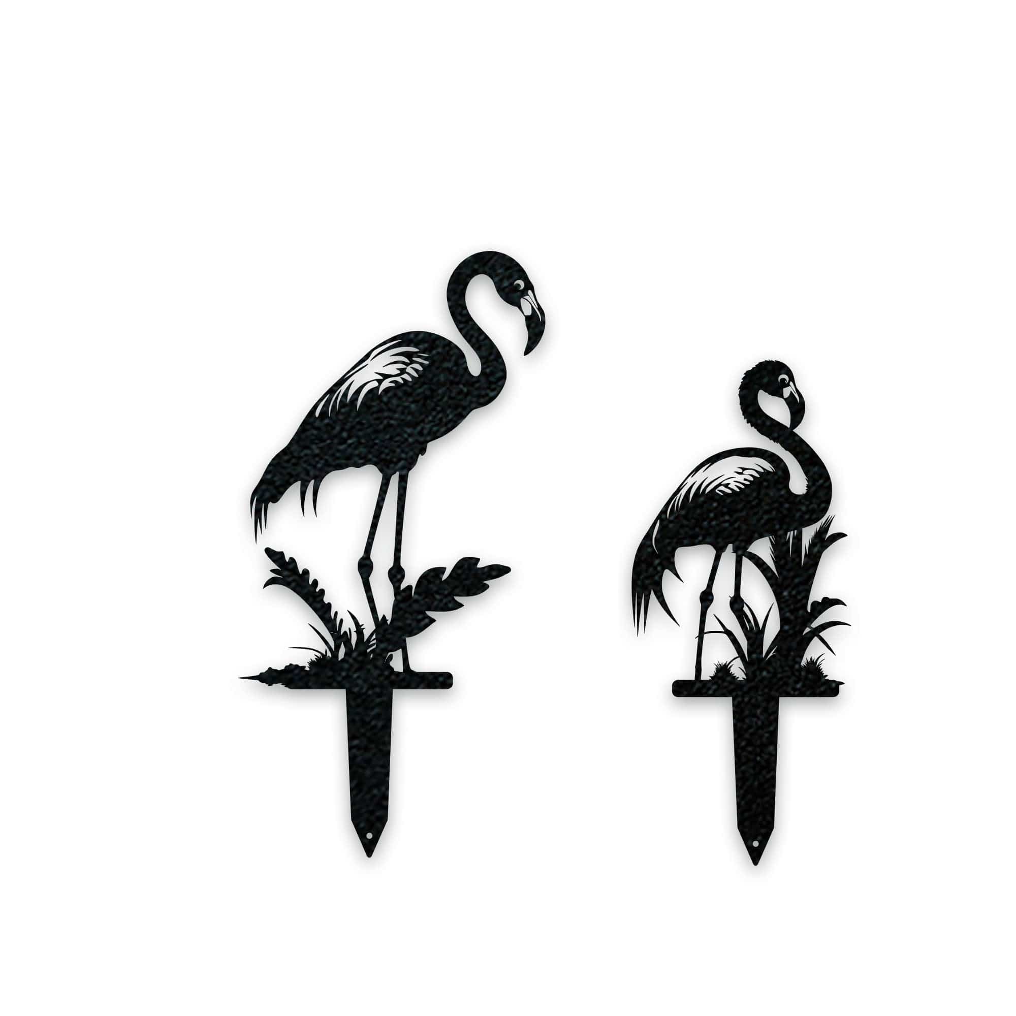 Summer Funtime Flamingo Beach or Yard Stakes
