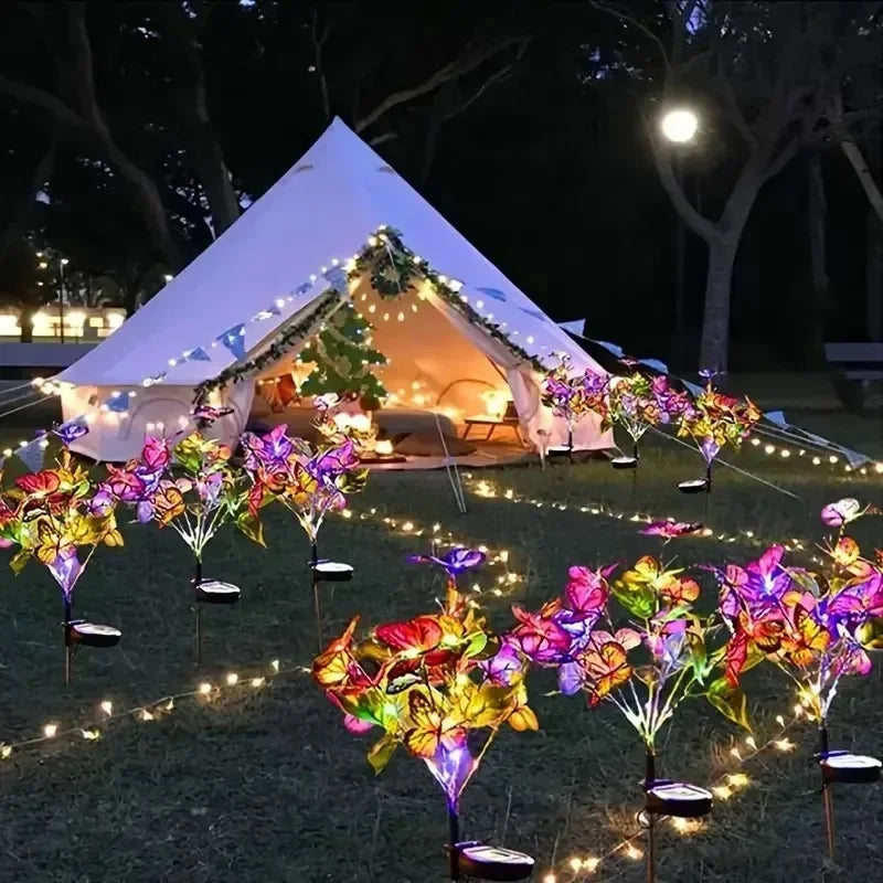 DecorBites™ Sunflower Solar Garden Lights for Outdoor Decor