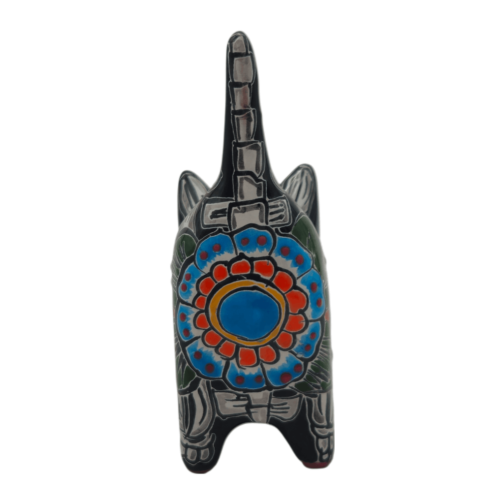 Talavera Cat Planter | Day of the Dead Ceramic Decor