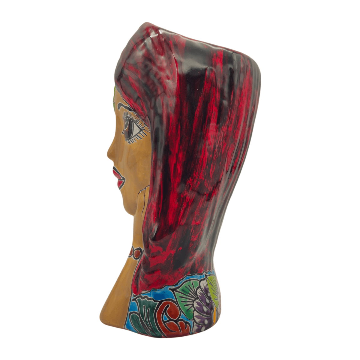 Talavera Lady Face Planter | Sunflower Design