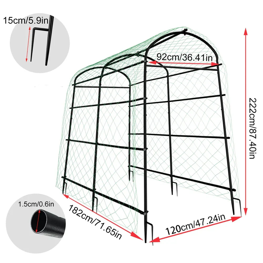DecorBites™ Tall U-Shaped Garden Plant Trellis