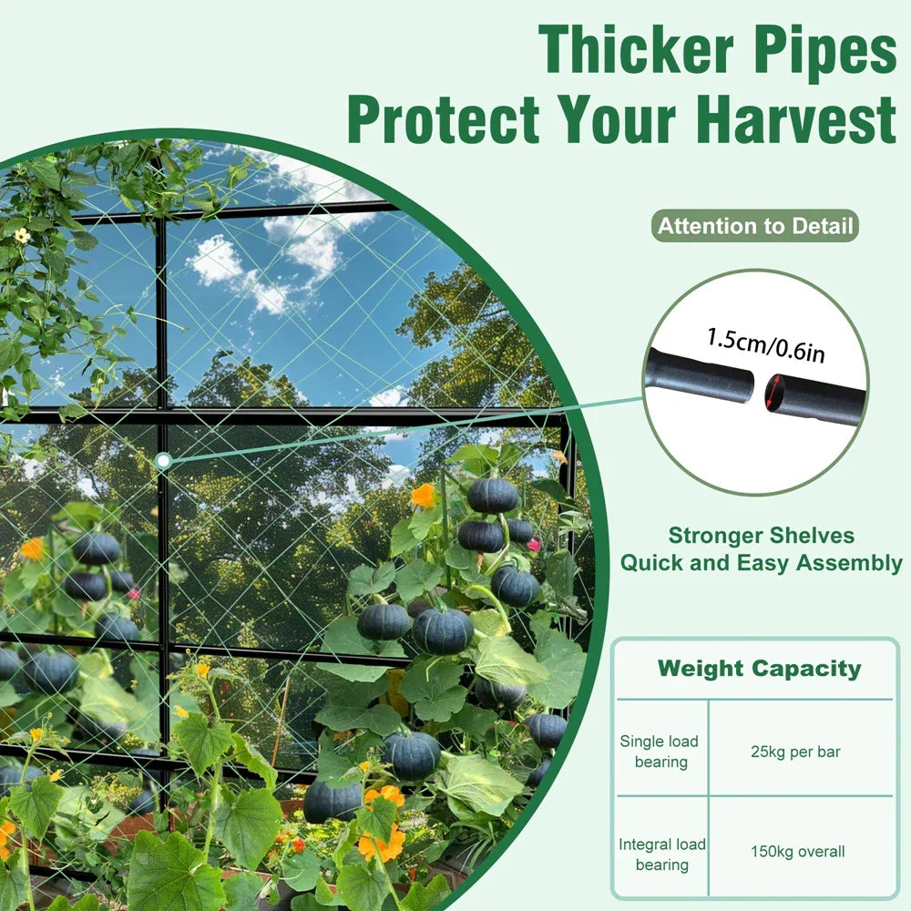 DecorBites™ Tall U-Shaped Garden Plant Trellis