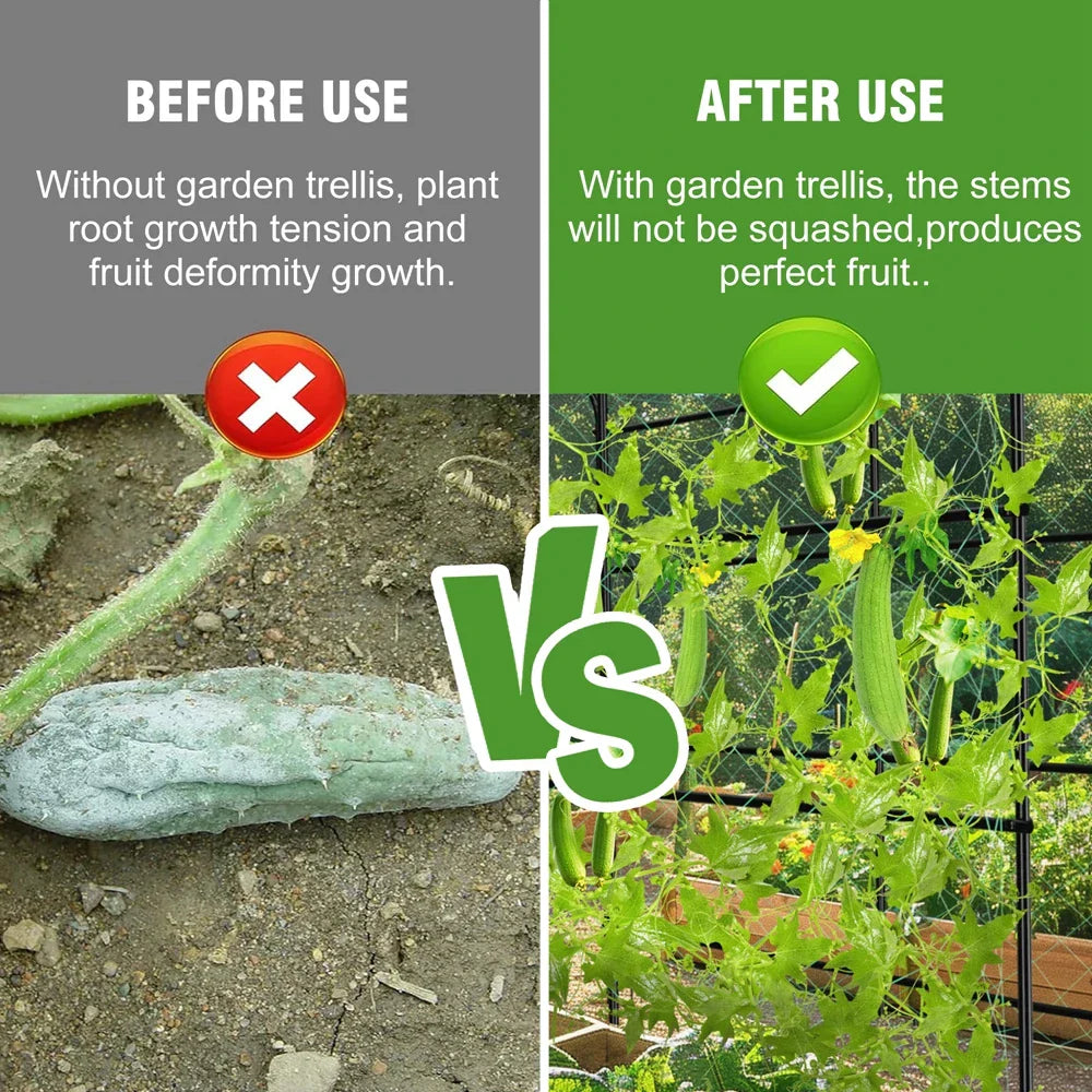 DecorBites™ Tall U-Shaped Garden Plant Trellis