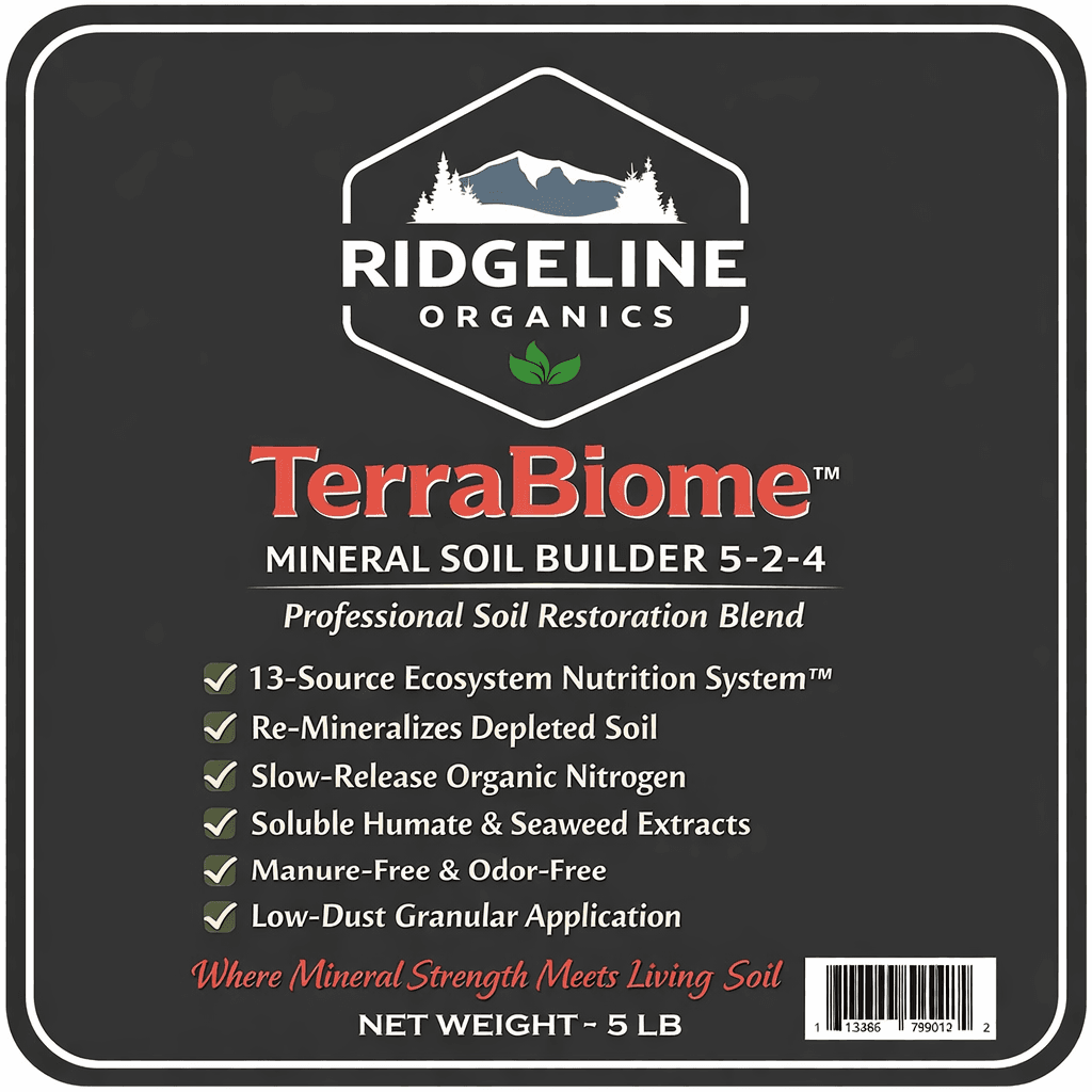 Ridgeline Organics Terra Biome™ Mineral Soil Builder 5-2-4 5lb bag