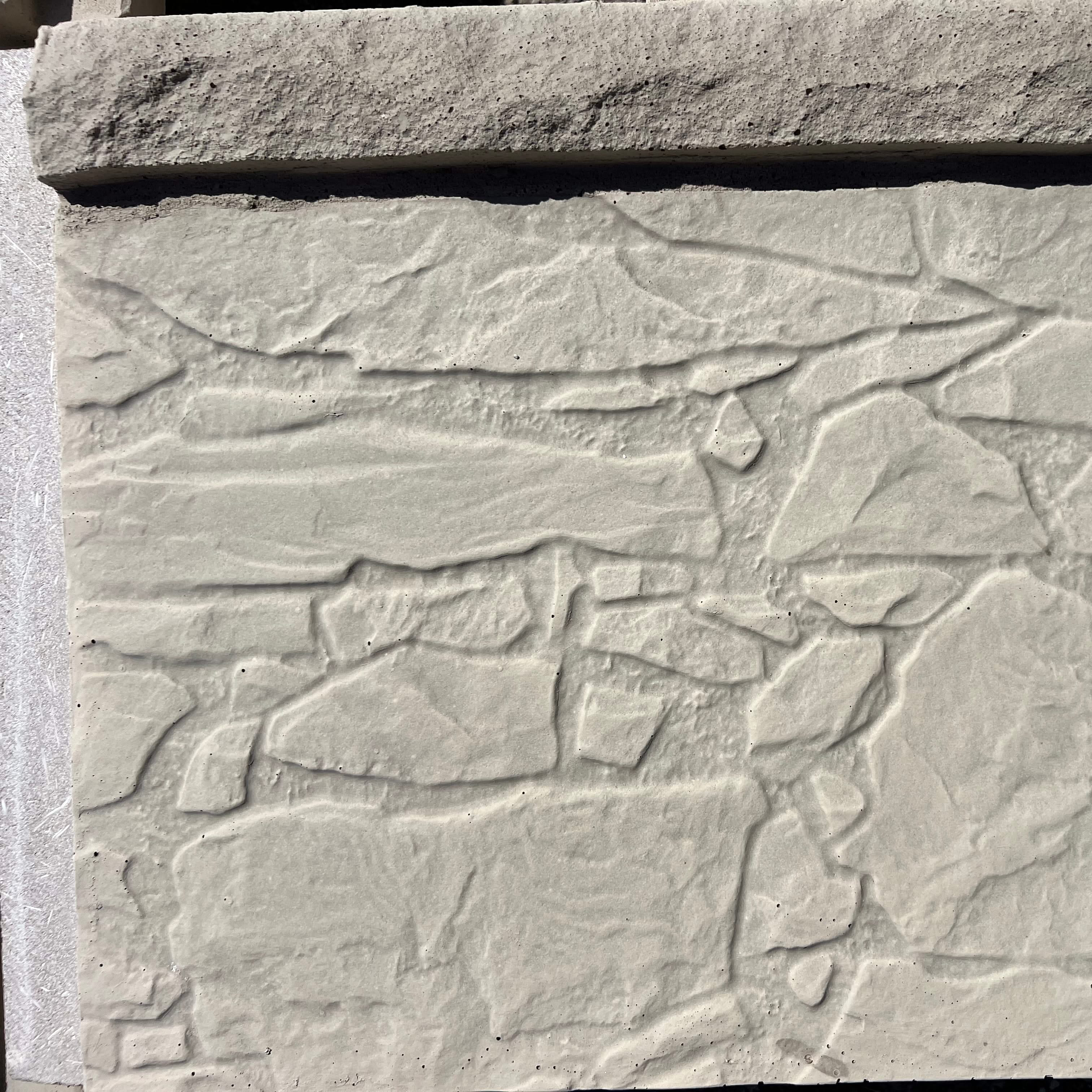 Prefabricated Concrete Garden Bed - Textured Stone