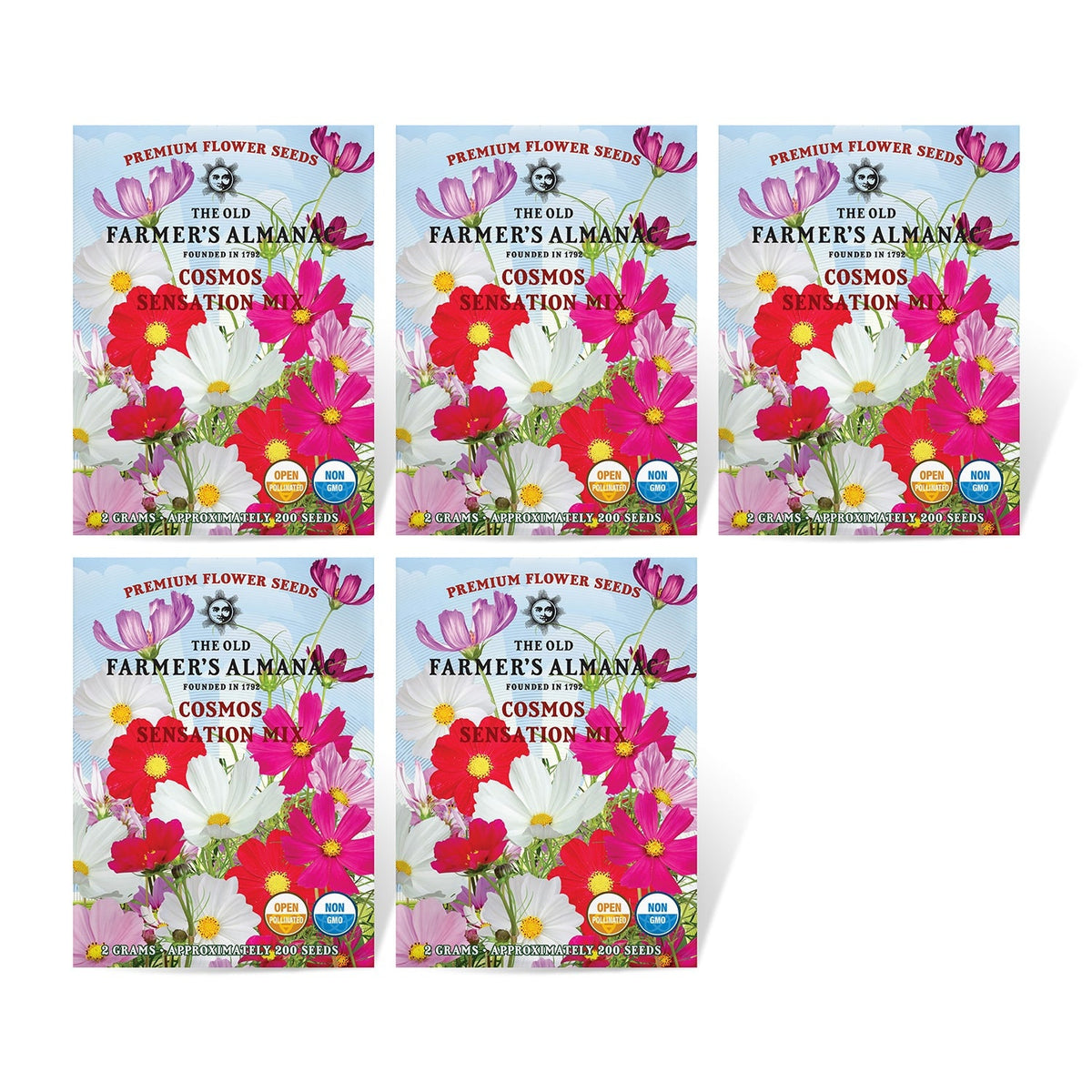 The Old Farmer's Almanac Cosmos Sensation Mix Seeds