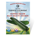 The Old Farmer's Almanac Heirloom Black Beauty Zucchini Summer Squash Seeds