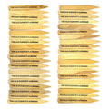 The Old Farmer's Almanac Wooden Garden Seed & Plant Markers - 40 Stakes - 8.0 x 0.875 Inches Each