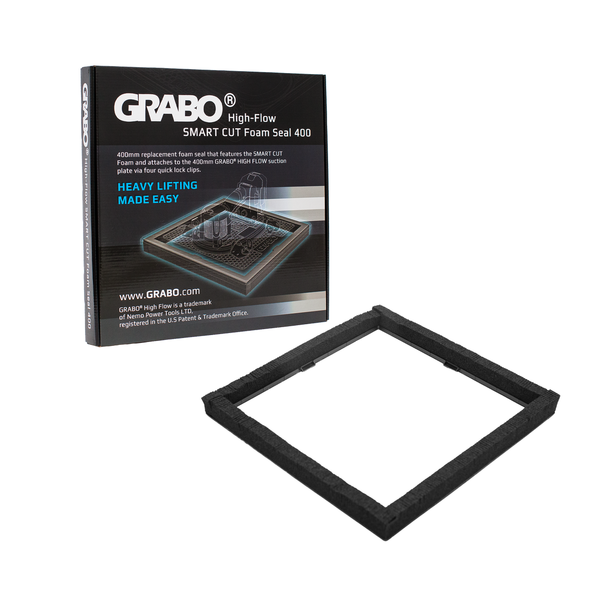 GRABO Smart Cut Foam Seal 400 for Rough Pavers, 242 lb