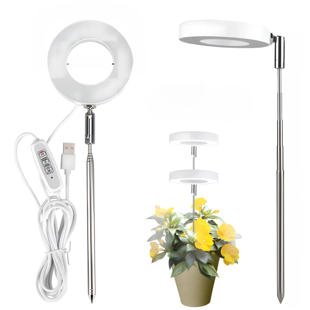 Timing Dimming Plant Grow Light for Succulent Bonsai Plants