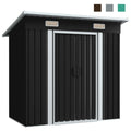 vidaXL Outdoor Storage Shed Garden Shed Patio Metal Storage Backyard Shed