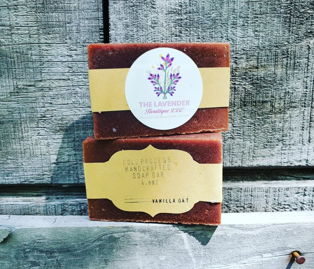 Handcrafted cold process artisan soap Vanilla Oat