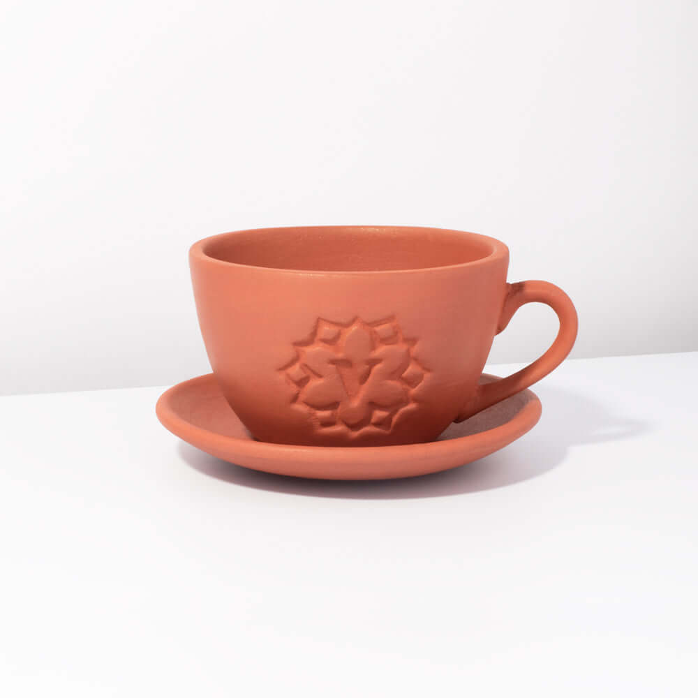 Lyfe Teacup Looking Terracotta  Planter - Empty