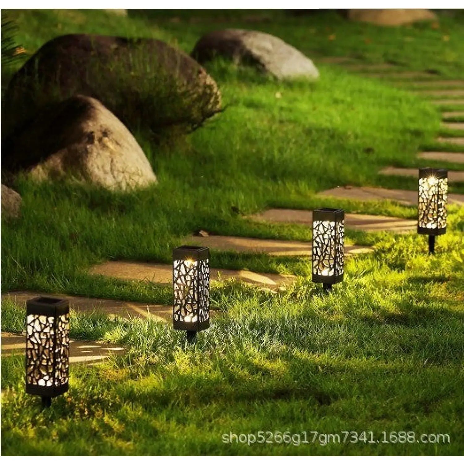 Waterproof Pathway Solar Lamps - Outdoor LED Garden Light