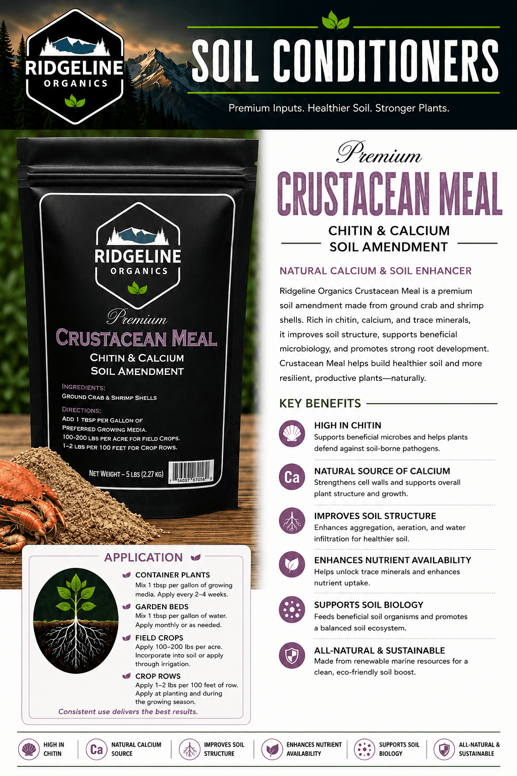 Ridgeline Organics Crustacean Meal