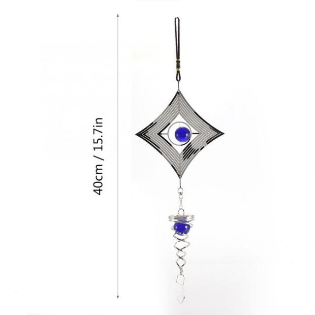 Wind Bell Chimes Winds Rotating Window Hanging Decor Wind Bell Home Ornament Unique Outdoor Wind Chime Catcher Yard Decor Nordic Cute Wind Decoration Birthday Gift Door Porch Garden Decorations Lawn Ornaments