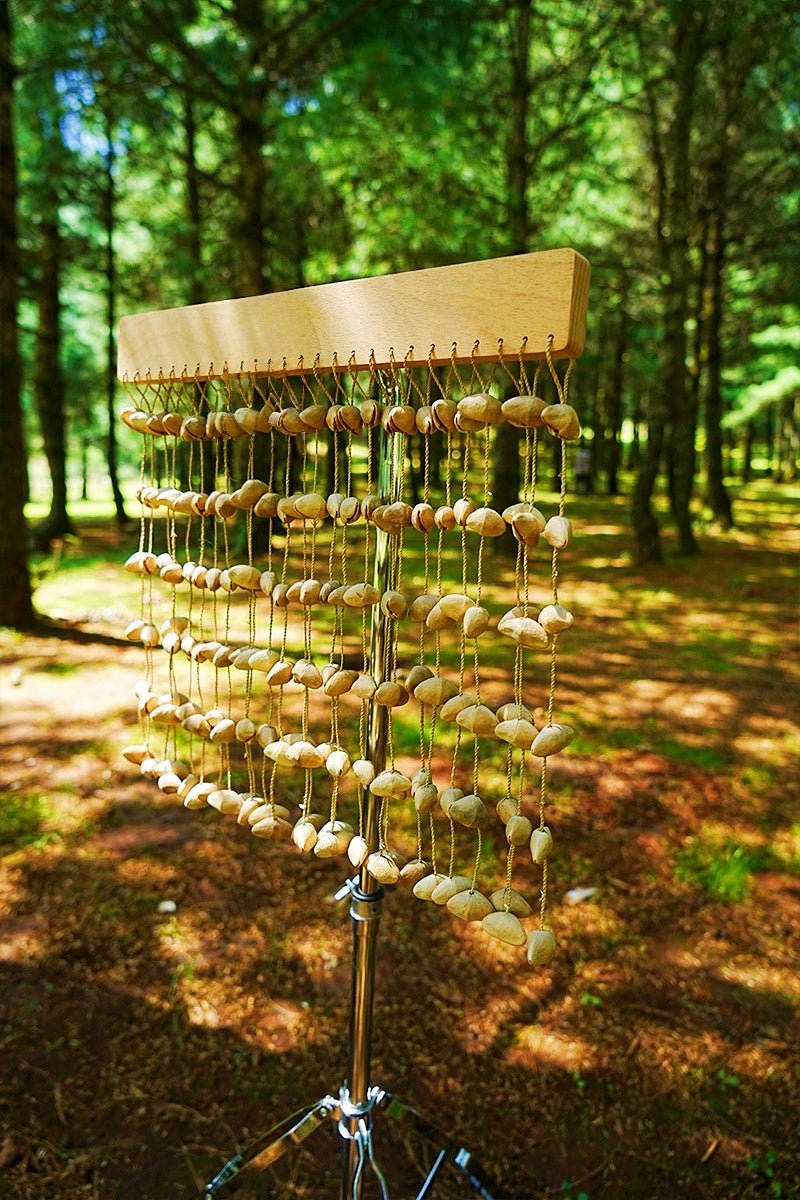 Chacha Oleander Seed Hand Bell | Handmade Rainforest Percussion Instrument