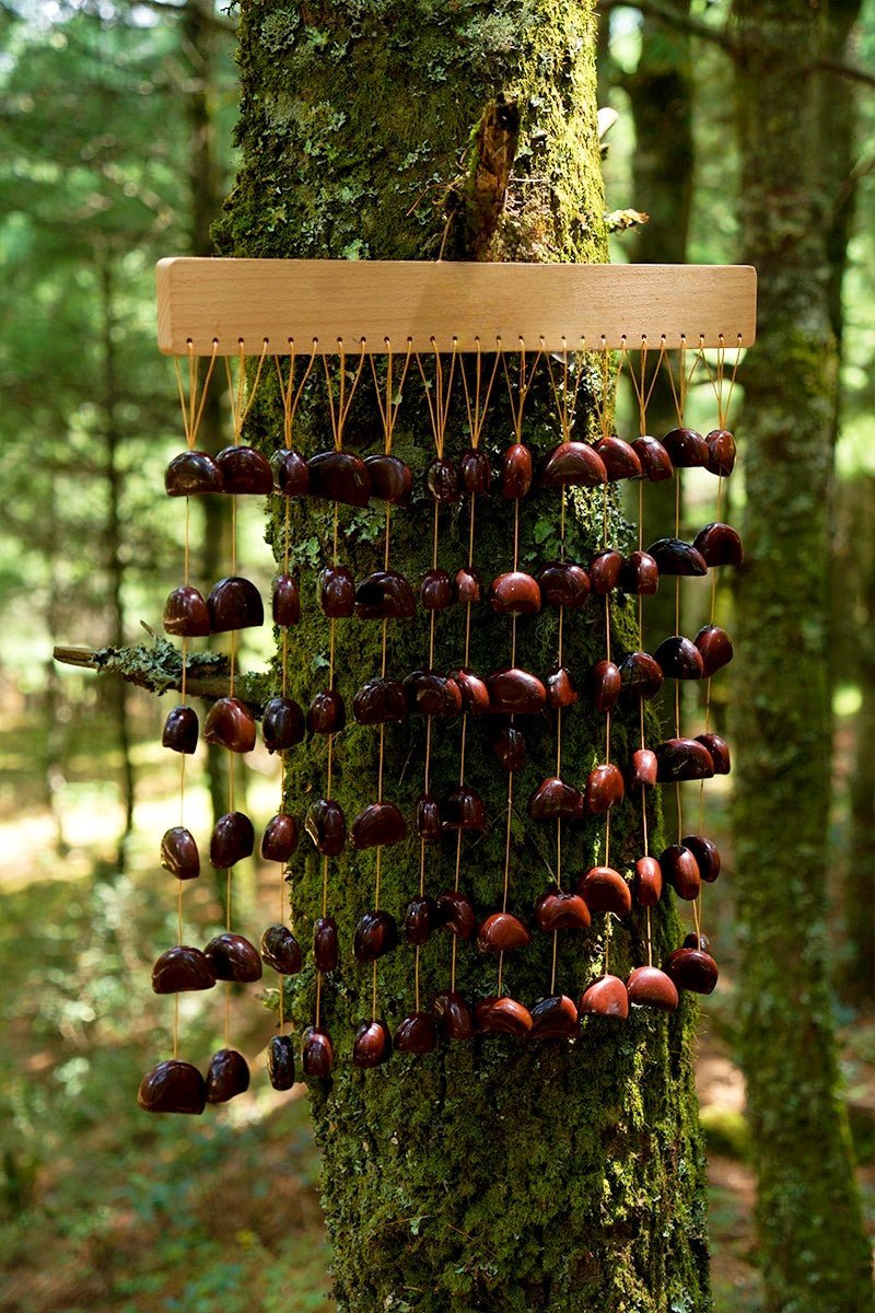 Handmade Juju Seed Shell Hand Bell