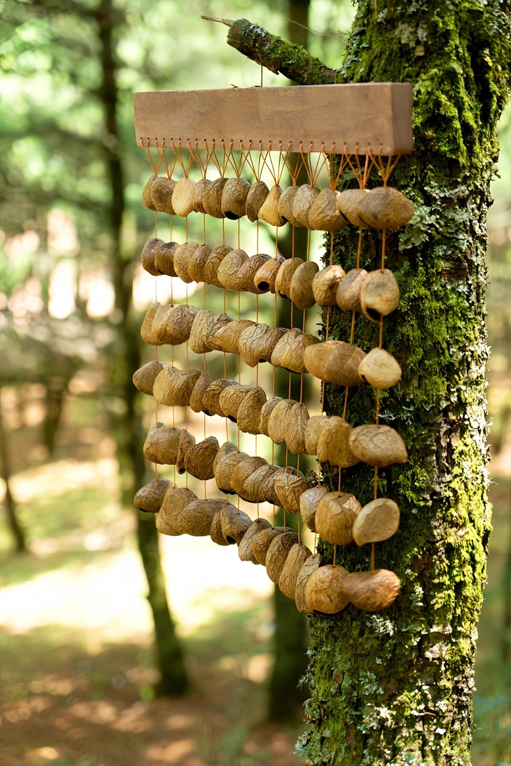 Handmade Panji  Seed Shell Hand Bell