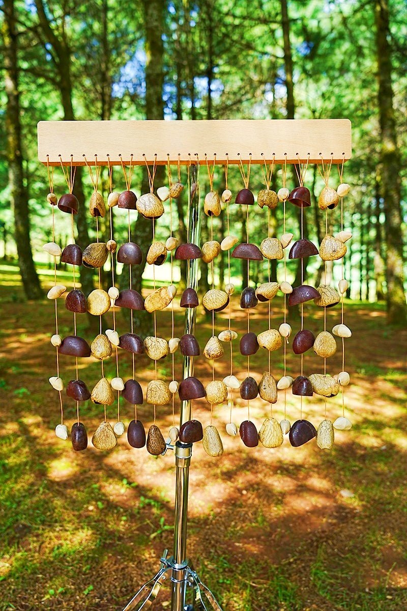 Handmade Rainforest Percussion Instrument | Juju, Chacha & Panji Mixed Seed Hand Bell