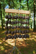 Handmade Salin Seed Shell Hand Bell – Natural Rainforest Decor
